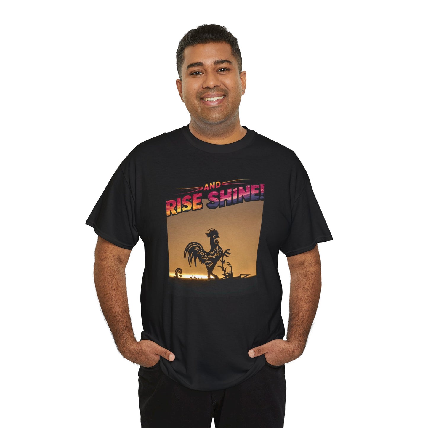 "Rise and Shine" Limited Edition Unisex Heavy Cotton Tee