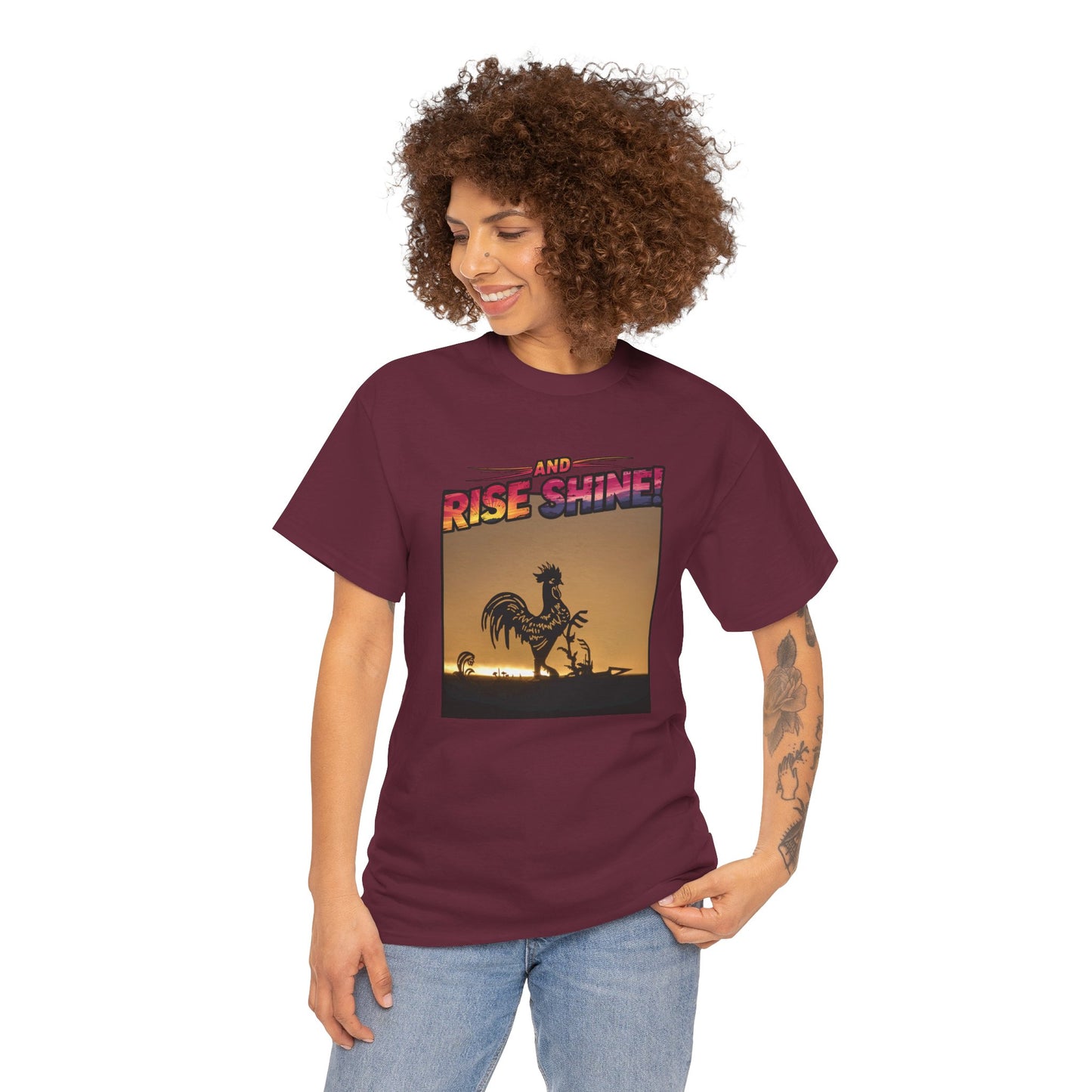 "Rise and Shine" Limited Edition Unisex Heavy Cotton Tee