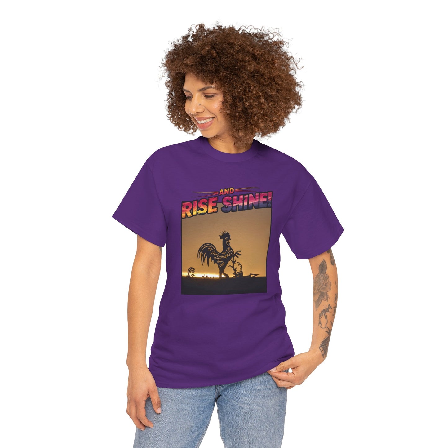 "Rise and Shine" Limited Edition Unisex Heavy Cotton Tee