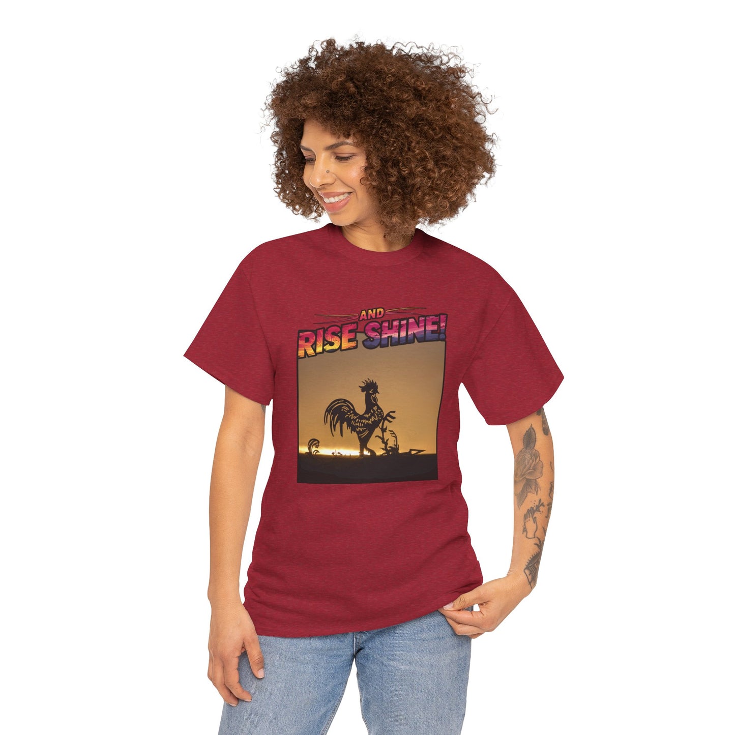 "Rise and Shine" Limited Edition Unisex Heavy Cotton Tee