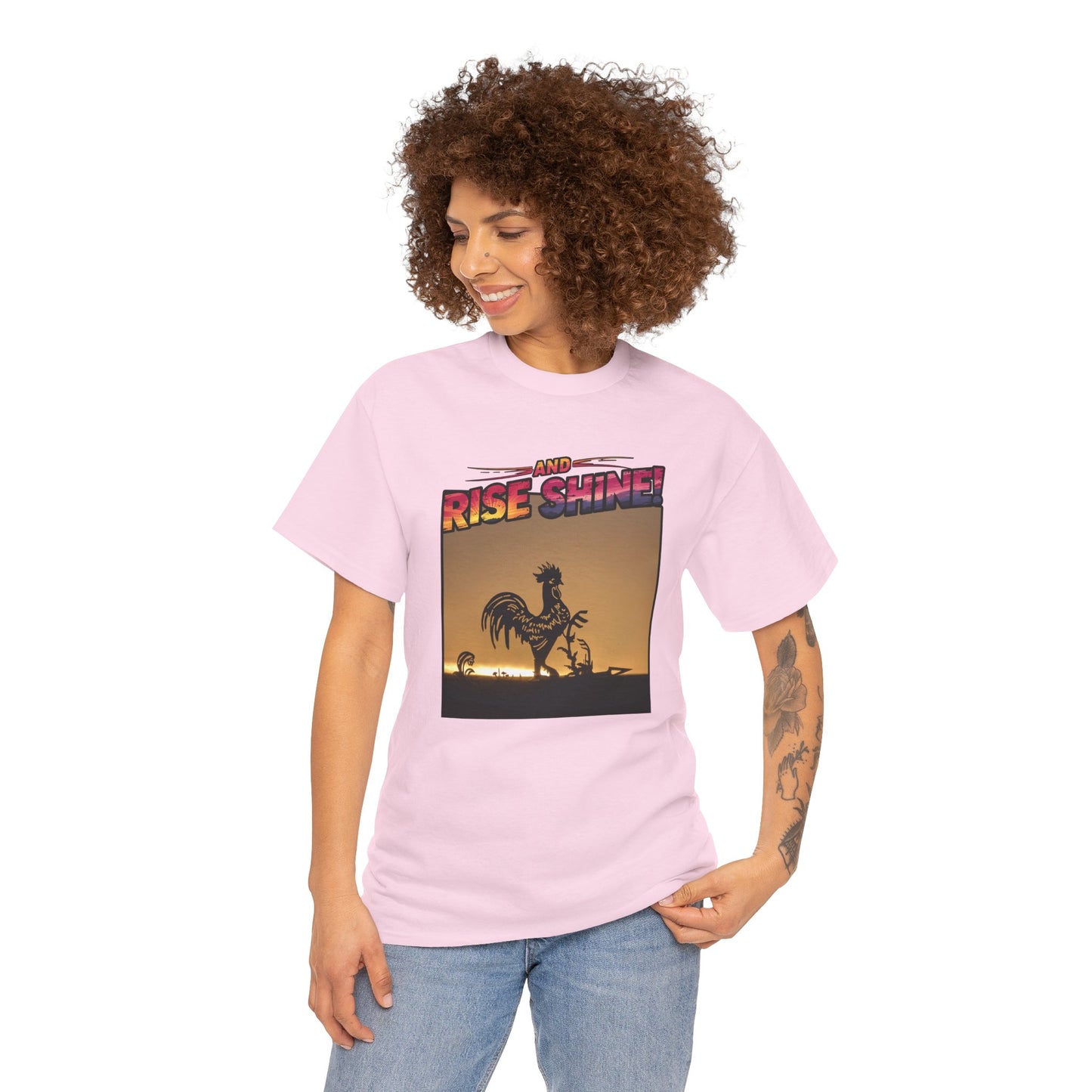 "Rise and Shine" Limited Edition Unisex Heavy Cotton Tee