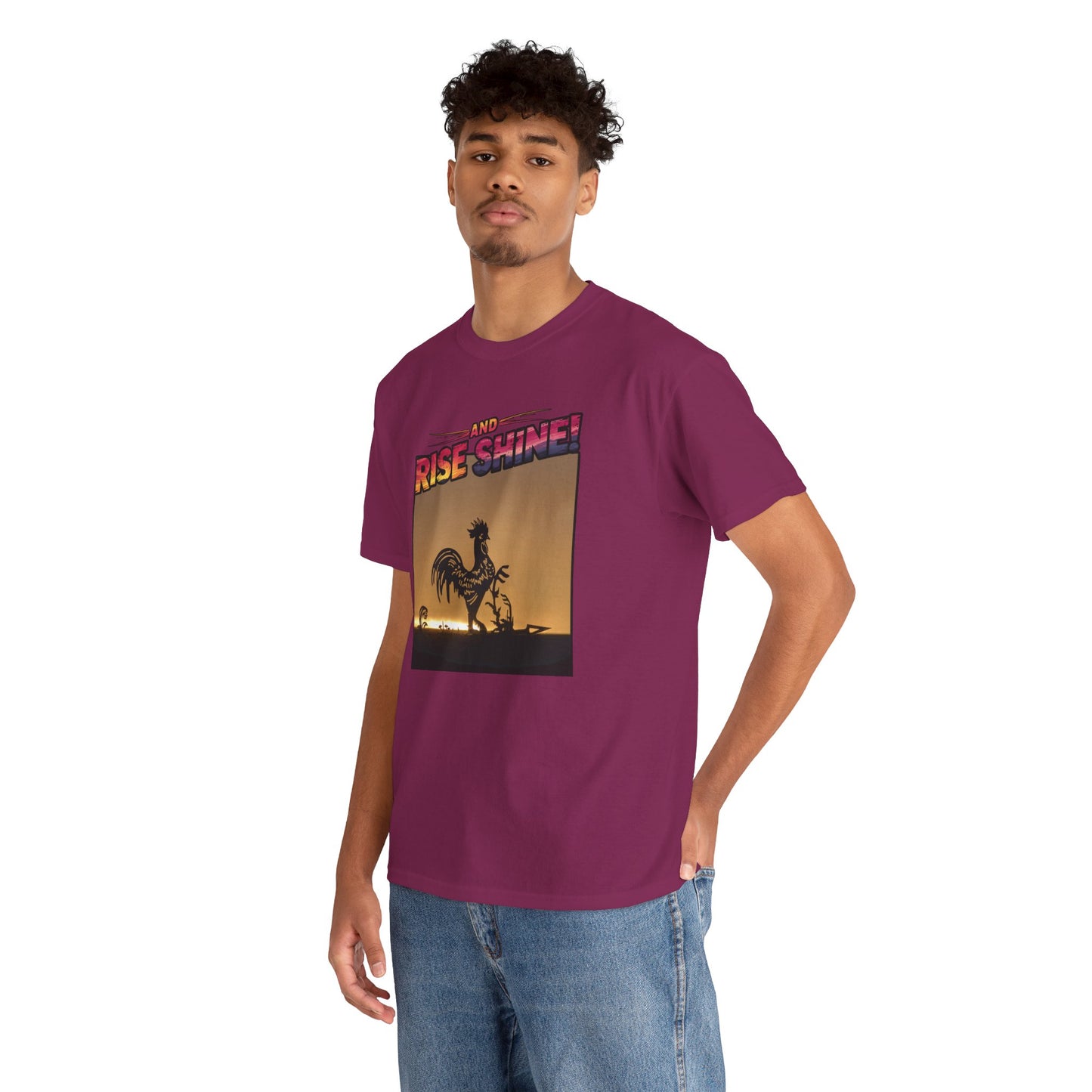 "Rise and Shine" Limited Edition Unisex Heavy Cotton Tee