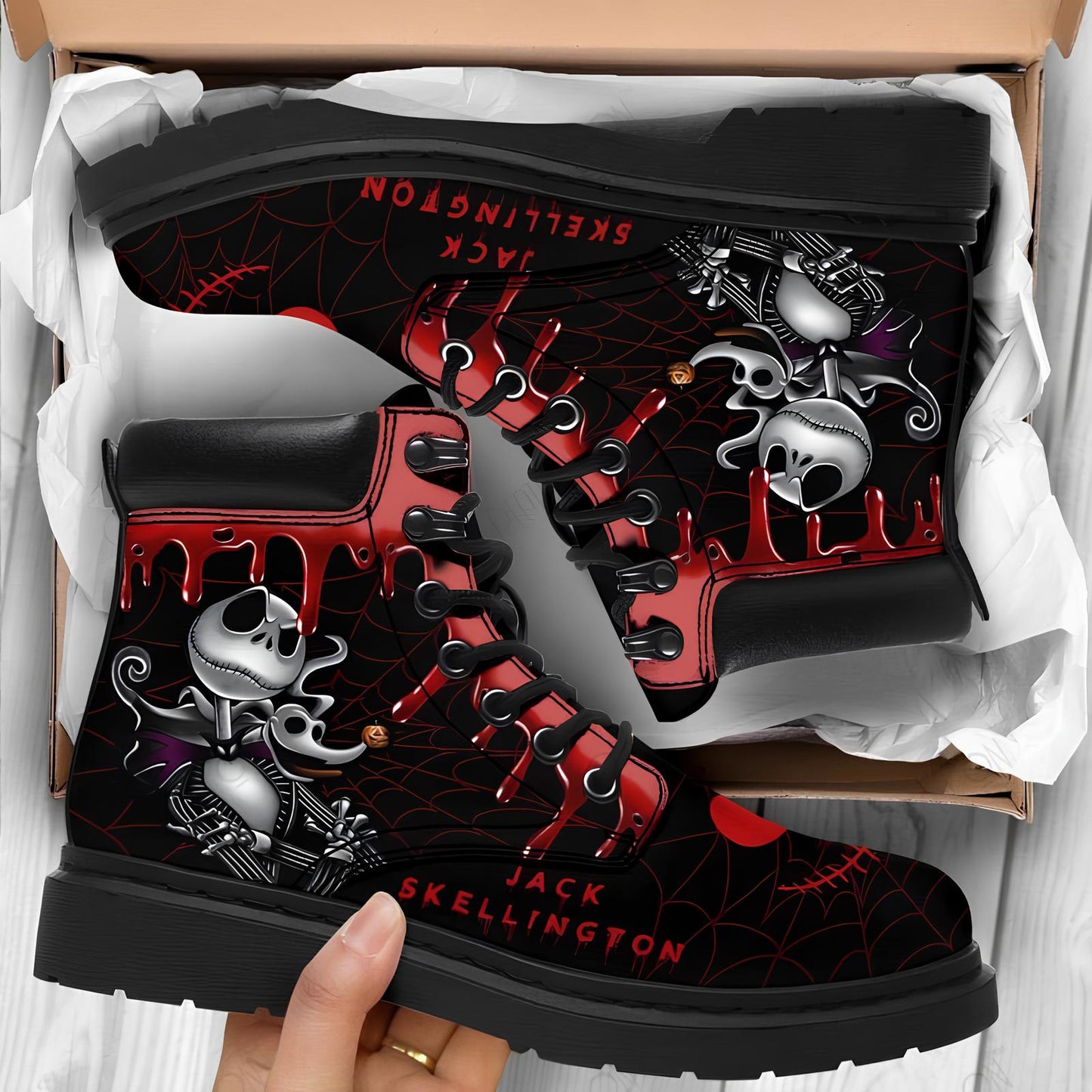 Women's Printed High-Top Boots