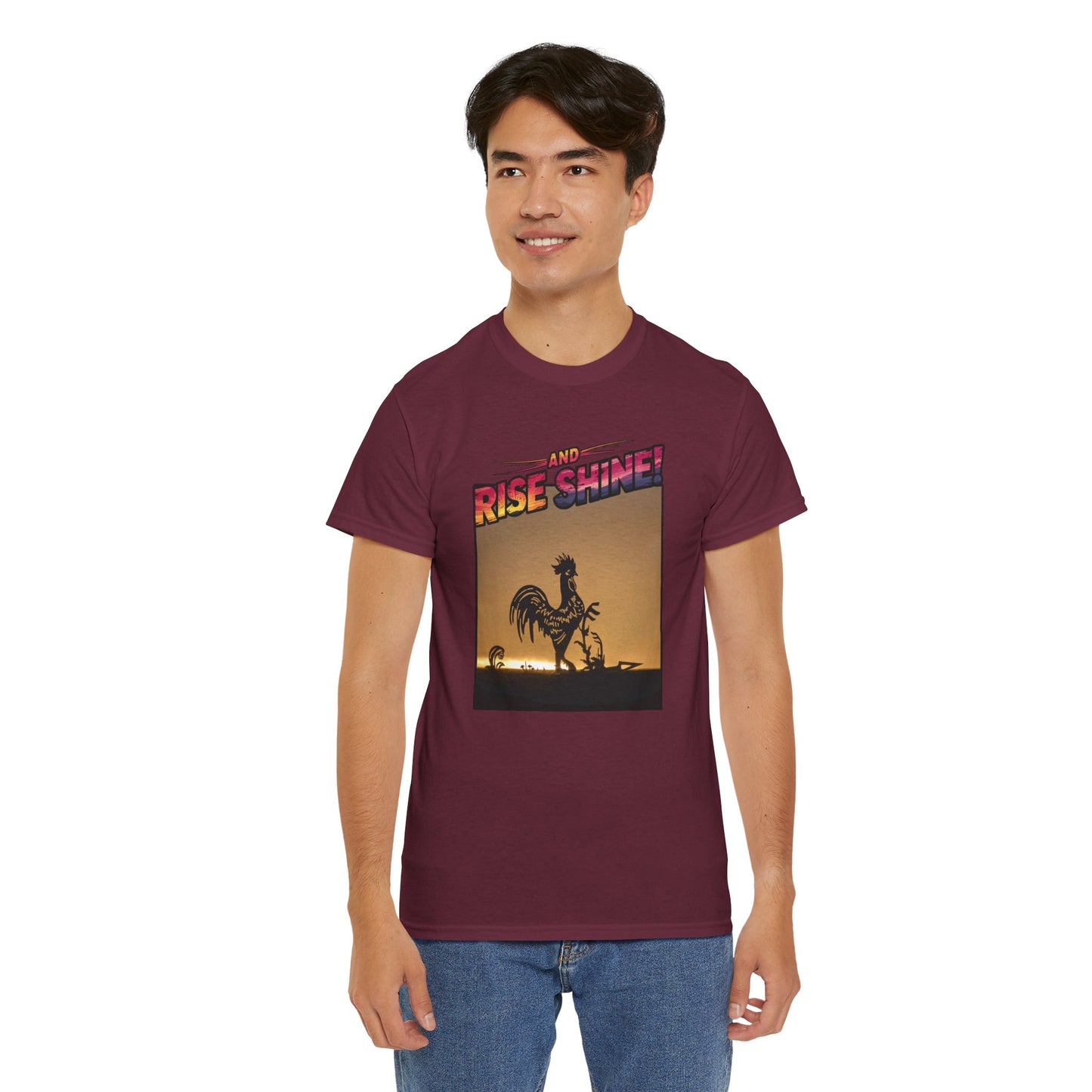 "Rise and Shine" Limited Edition Unisex Heavy Cotton Tee
