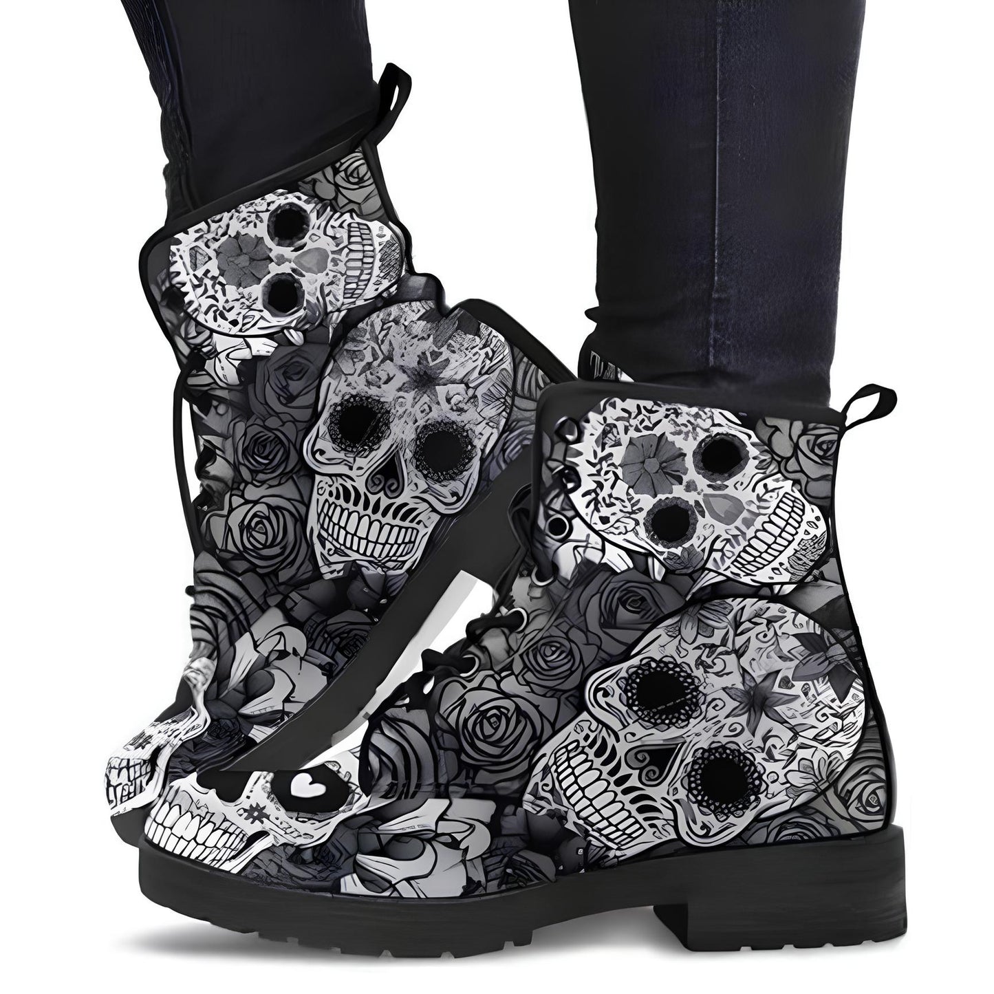 Women's Printed High-Top Boots