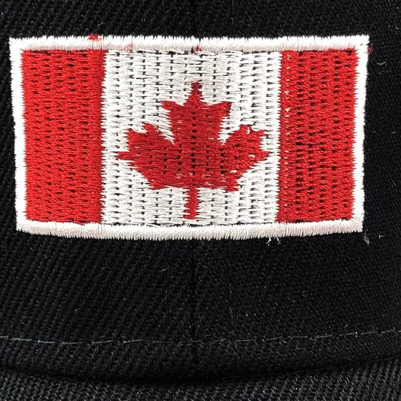 Unisex 3D "Canada" Embroidered Adjustable Baseball Cap – Cotton Casual Fitted Hat for Men & Women