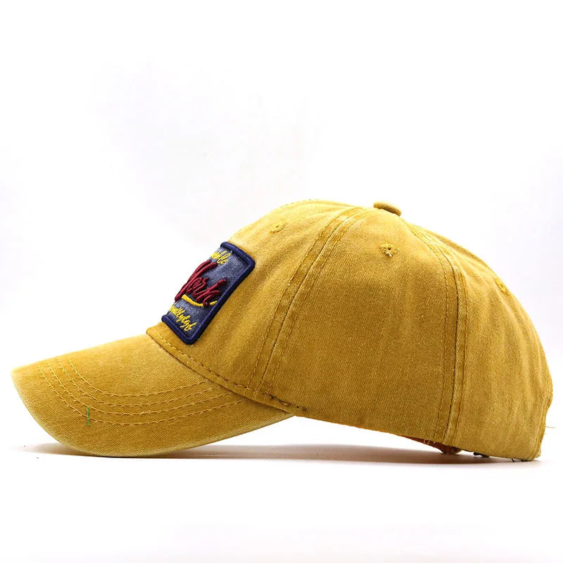Summer Cotton Adjustable Embroidered Baseball Cap