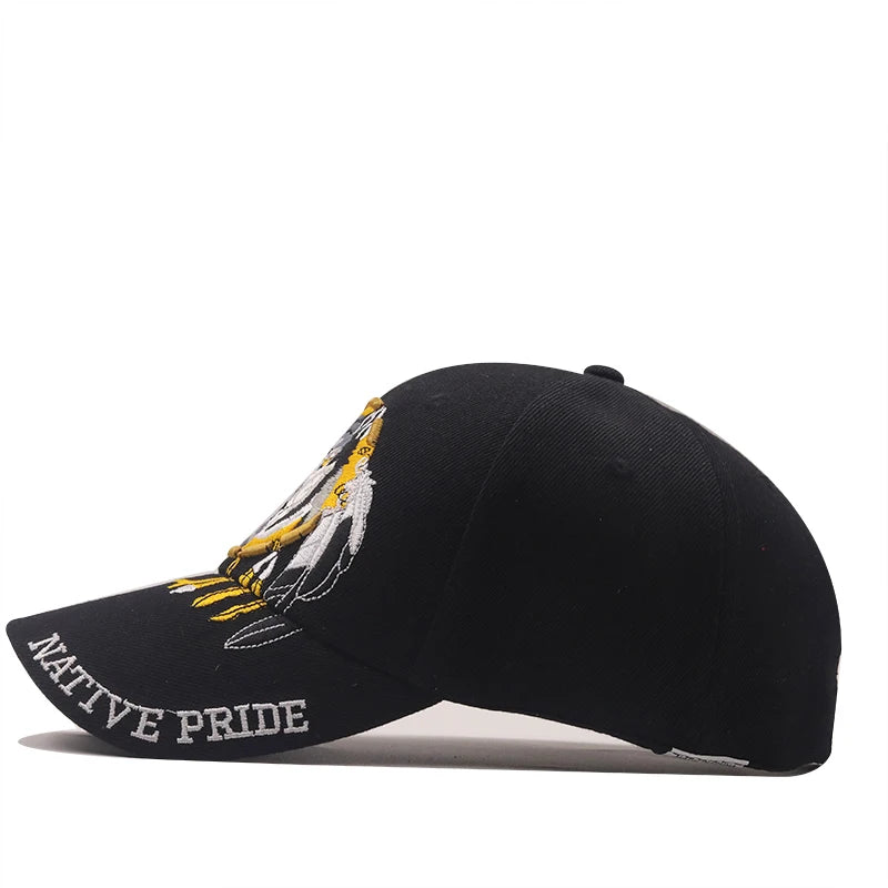 Unisex 3D "Canada" Embroidered Adjustable Baseball Cap – Cotton Casual Fitted Hat for Men & Women