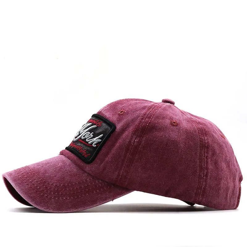 Summer Cotton Adjustable Embroidered Baseball Cap