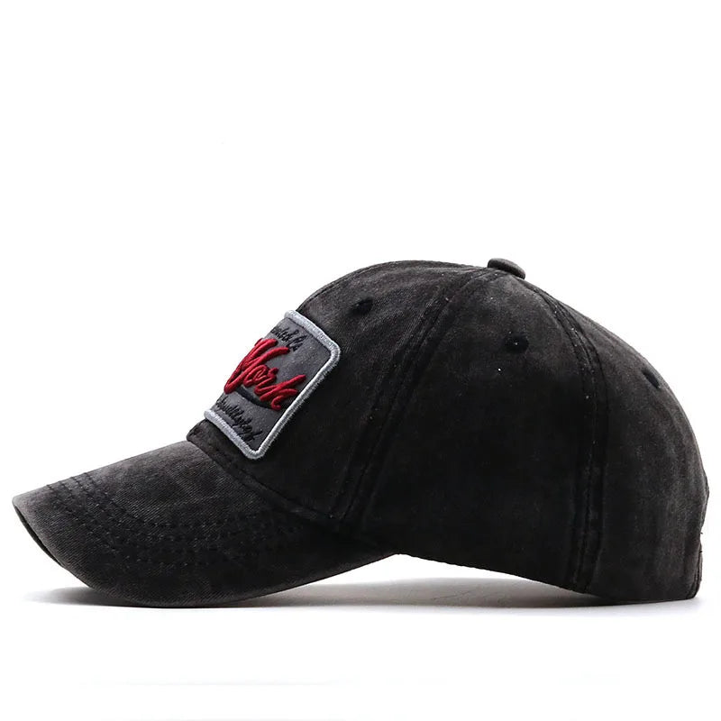 Summer Cotton Adjustable Embroidered Baseball Cap