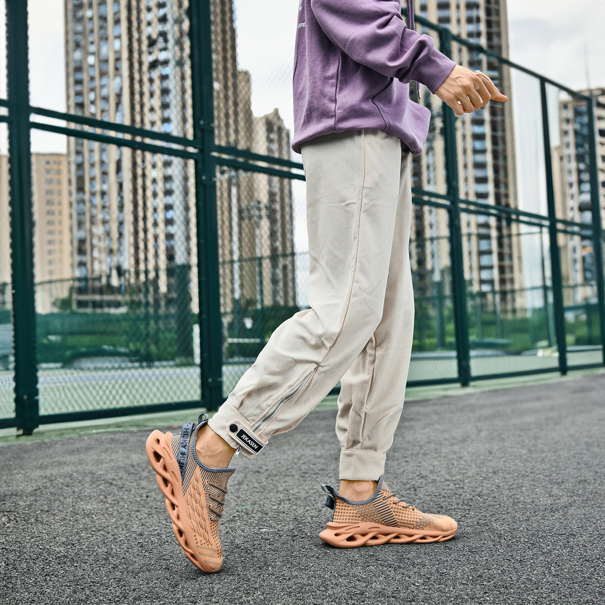 Luxury Casual Breathable Fashionable Running Sneakers For Men
