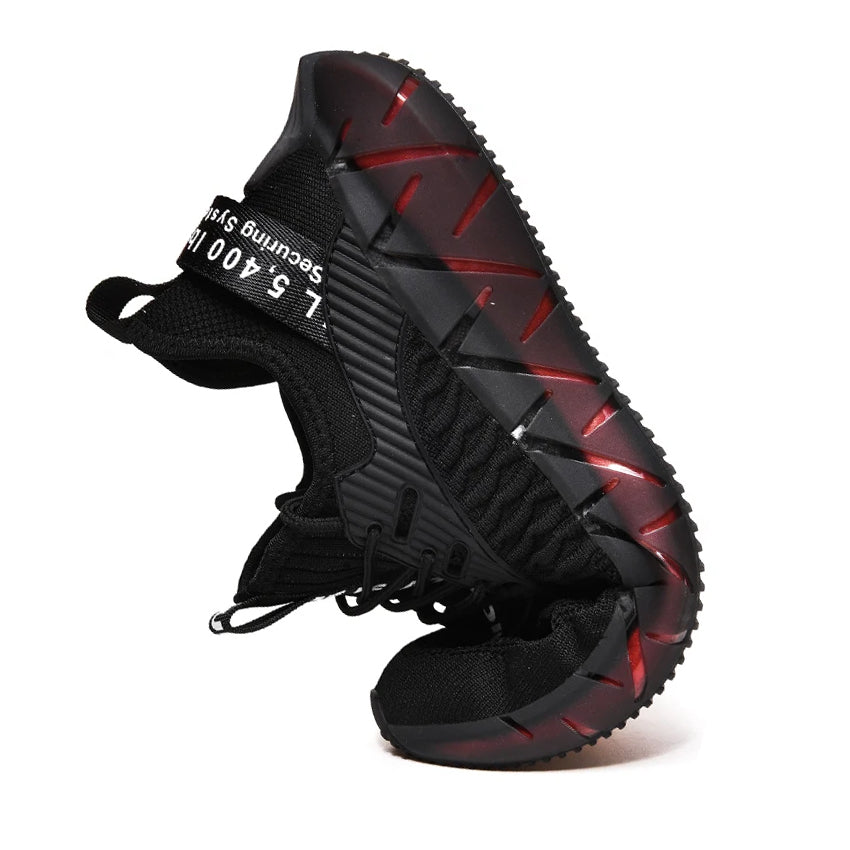 Lightweight breathable woven fitness running soft sole mens sports shoes