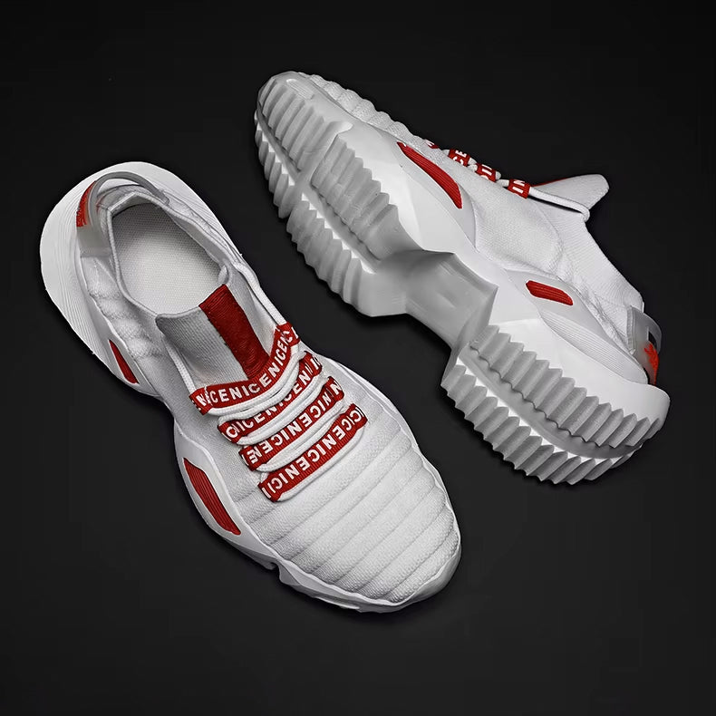Casual Breathable Lace Up Air mesh Sneakers for Men