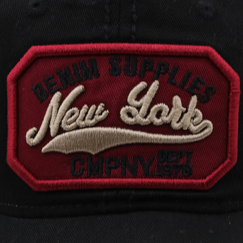 Men's Adjustable Cotton Embroidered Baseball Cap