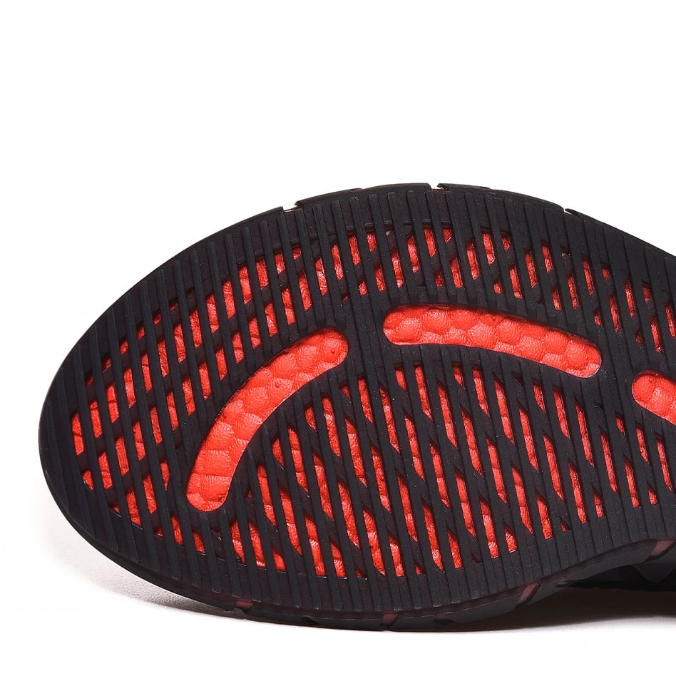 Lightweight breathable woven fitness running soft sole mens sports shoes