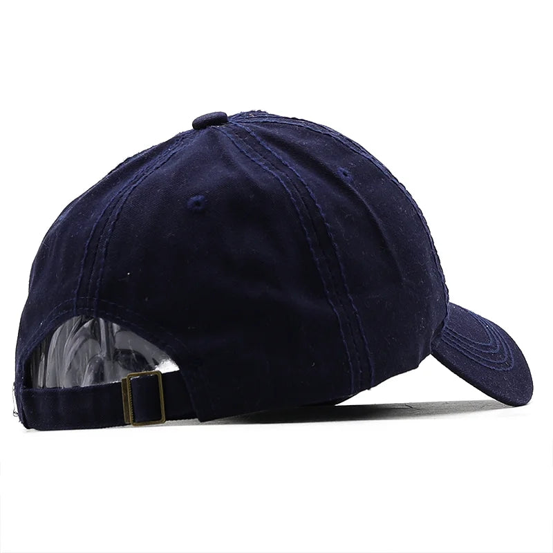 Men's Adjustable Cotton Embroidered Baseball Cap