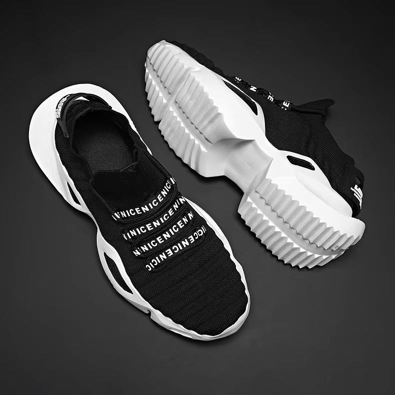 Casual Breathable Lace Up Air mesh Sneakers for Men