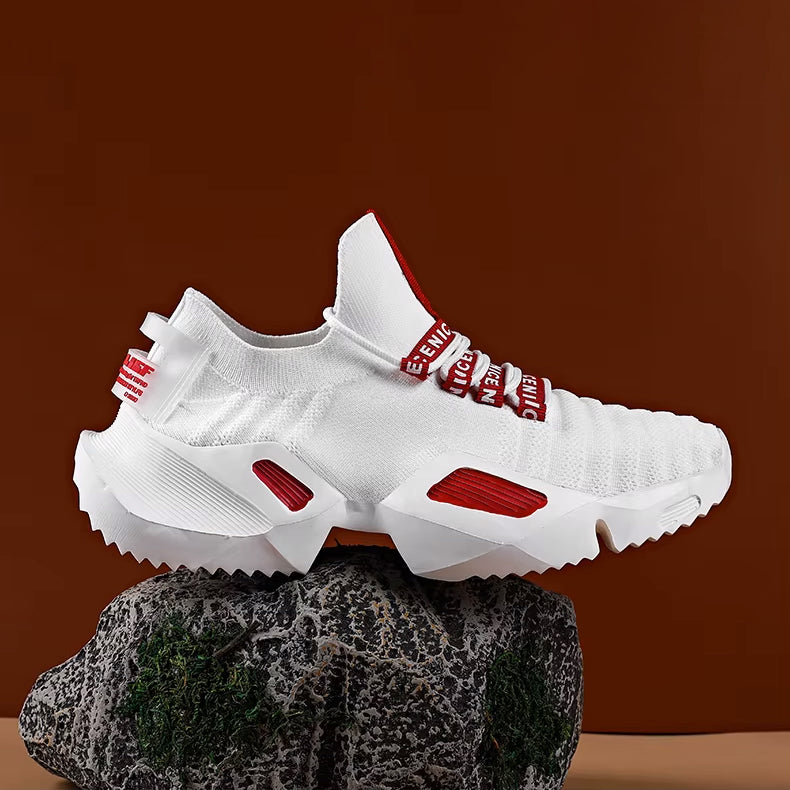 Casual Breathable Lace Up Air mesh Sneakers for Men
