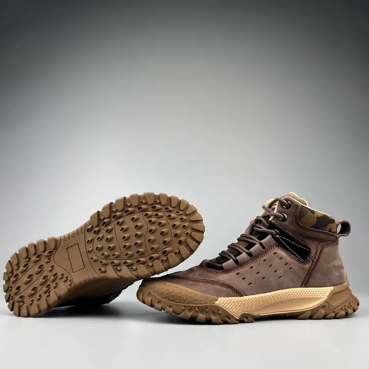 Genuine Leather High Tops Anti-slip Casual Boots