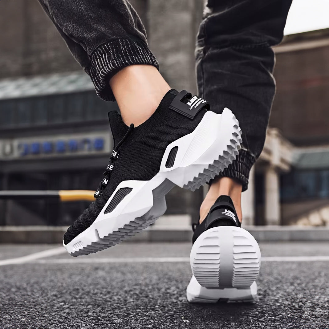Casual Breathable Lace Up Air mesh Sneakers for Men