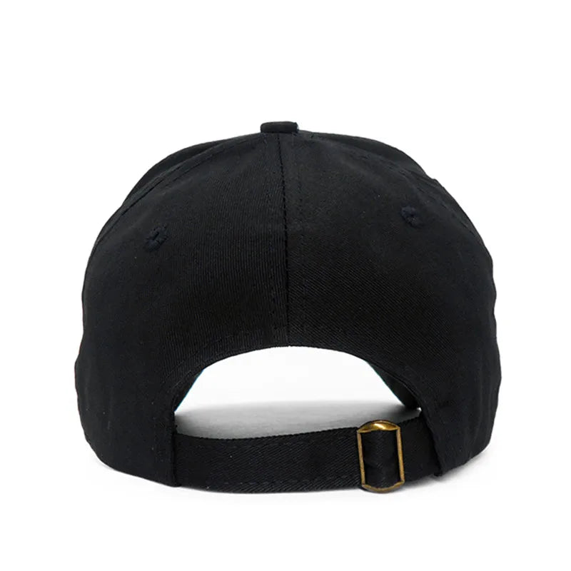 Embroidered Skull Baseball Cap – Adjustable Cotton Sports Hat for Women