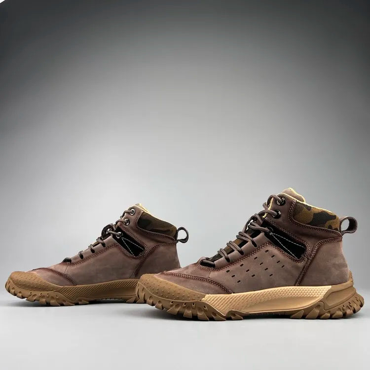 Genuine Leather High Tops Anti-slip Casual Boots