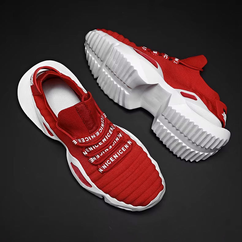 Casual Breathable Lace Up Air mesh Sneakers for Men