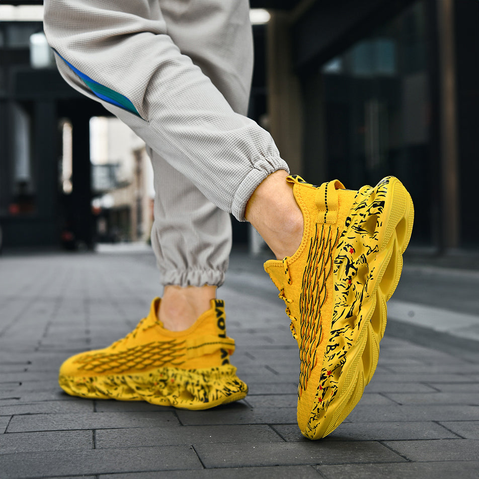 Luxury Casual Breathable Fashionable Running Sneakers For Men