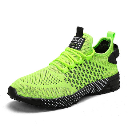 Lightweight Breathable Non-Slip Casual Lace up Walking Shoes  for Men