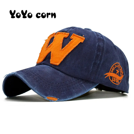 Retro Washed Cotton Casual Baseball Cap