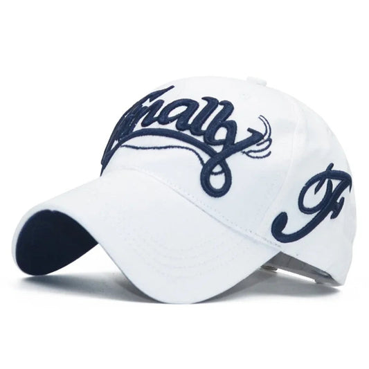 Unisex Embroidered Cotton Baseball Cap – Adjustable Snapback Hat for Men and Women, All-Season Sun Protection
