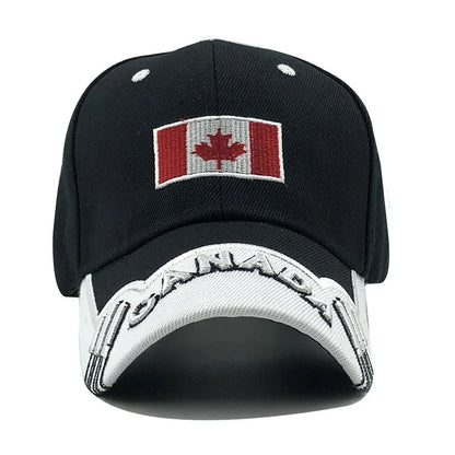 Casual 3D Embroidered Fitted Adjustable Baseball Cap