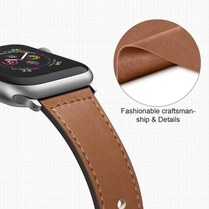 Leather band For Apple watch Ultra 49mm 44mm 40mm 38mm/42mm wrist bracelet 45/44 mm strap iWatch series 8 7 3 4 5 6 se 41mm/45mm
