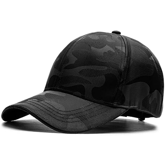 Breathable Camouflage Baseball Cap – Adjustable Cotton Snapback Hat for Men & Women