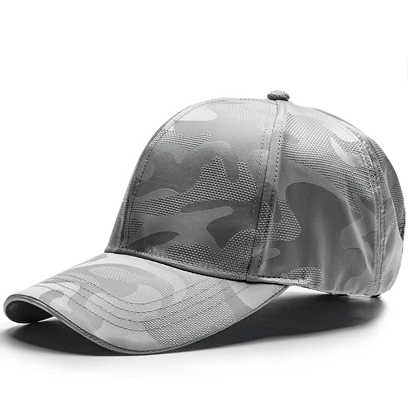 Breathable Camouflage Baseball Cap – Adjustable Cotton Snapback Hat for Men & Women