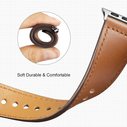 Leather band For Apple watch Ultra 49mm 44mm 40mm 38mm/42mm wrist bracelet 45/44 mm strap iWatch series 8 7 3 4 5 6 se 41mm/45mm