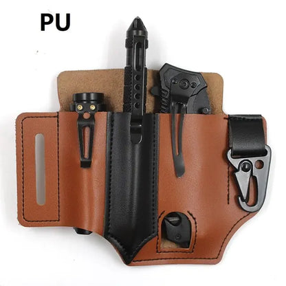 Tactical Multi Tool Belt Leather Bag