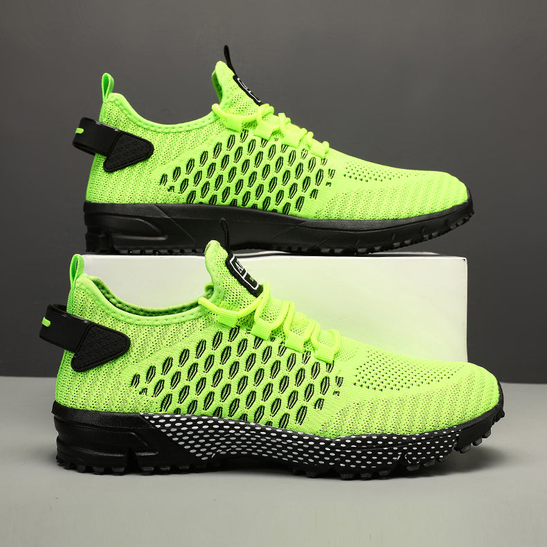 Lightweight Breathable Non-Slip Casual Lace up Walking Shoes  for Men