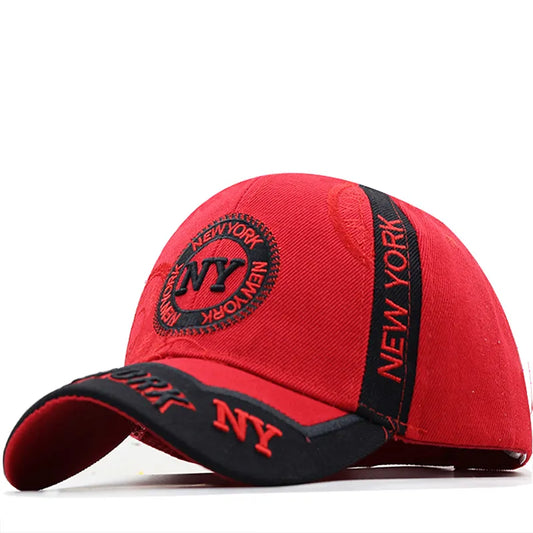 Men's 3D embroidery Fitted Casual Baseball Cap