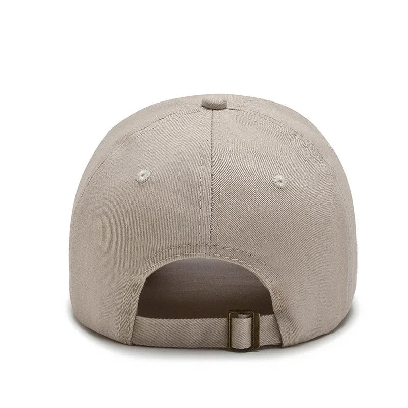 Unisex 3D Embroidered Cotton Baseball Cap – Adjustable Cap for Outdoor Activities