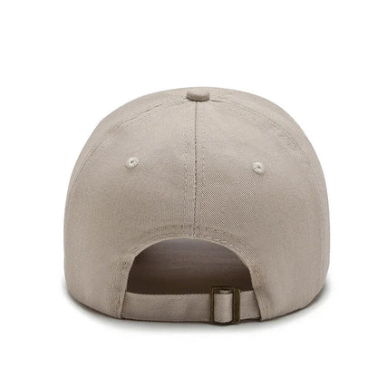 Unisex 3D Embroidered Cotton Baseball Cap – Adjustable Cap for Outdoor Activities