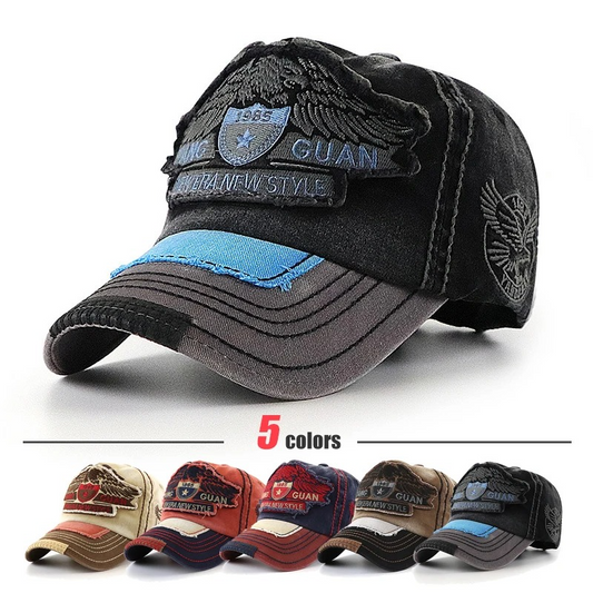 Unisex Embroidered Cotton Baseball Cap – Adjustable Casual Streetwear Hat for Men, Women & Kids (3 Sizes)
