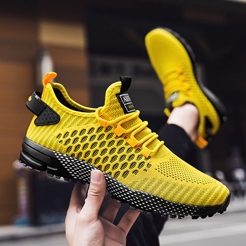 Lightweight Breathable Non-Slip Casual Lace up Walking Shoes  for Men