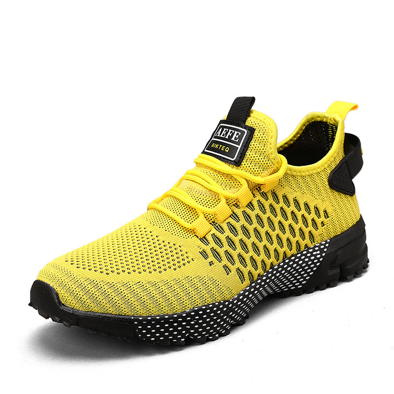 Lightweight Breathable Non-Slip Casual Lace up Walking Shoes  for Men