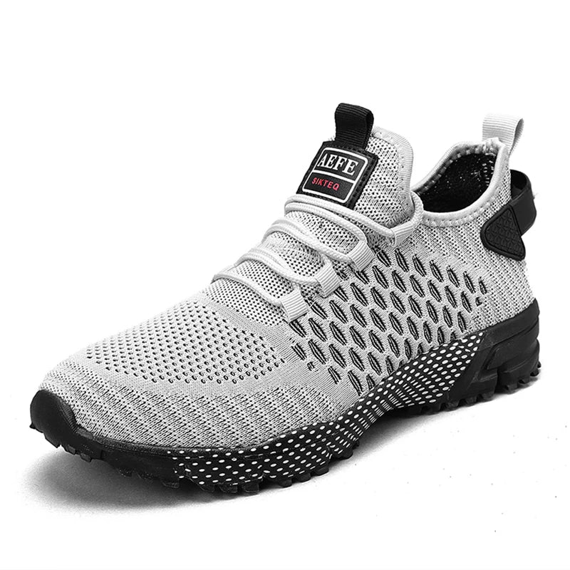 2023 Men Running Shoes Lightweight Male Walking Shoes Breathable Lace up Men Sneakers Outdoor Sports Tennis Non-Slip Casual Shoe
